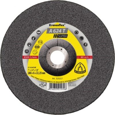Klingspor A624 T Supra Kronenflex Grinding Disks for Steel